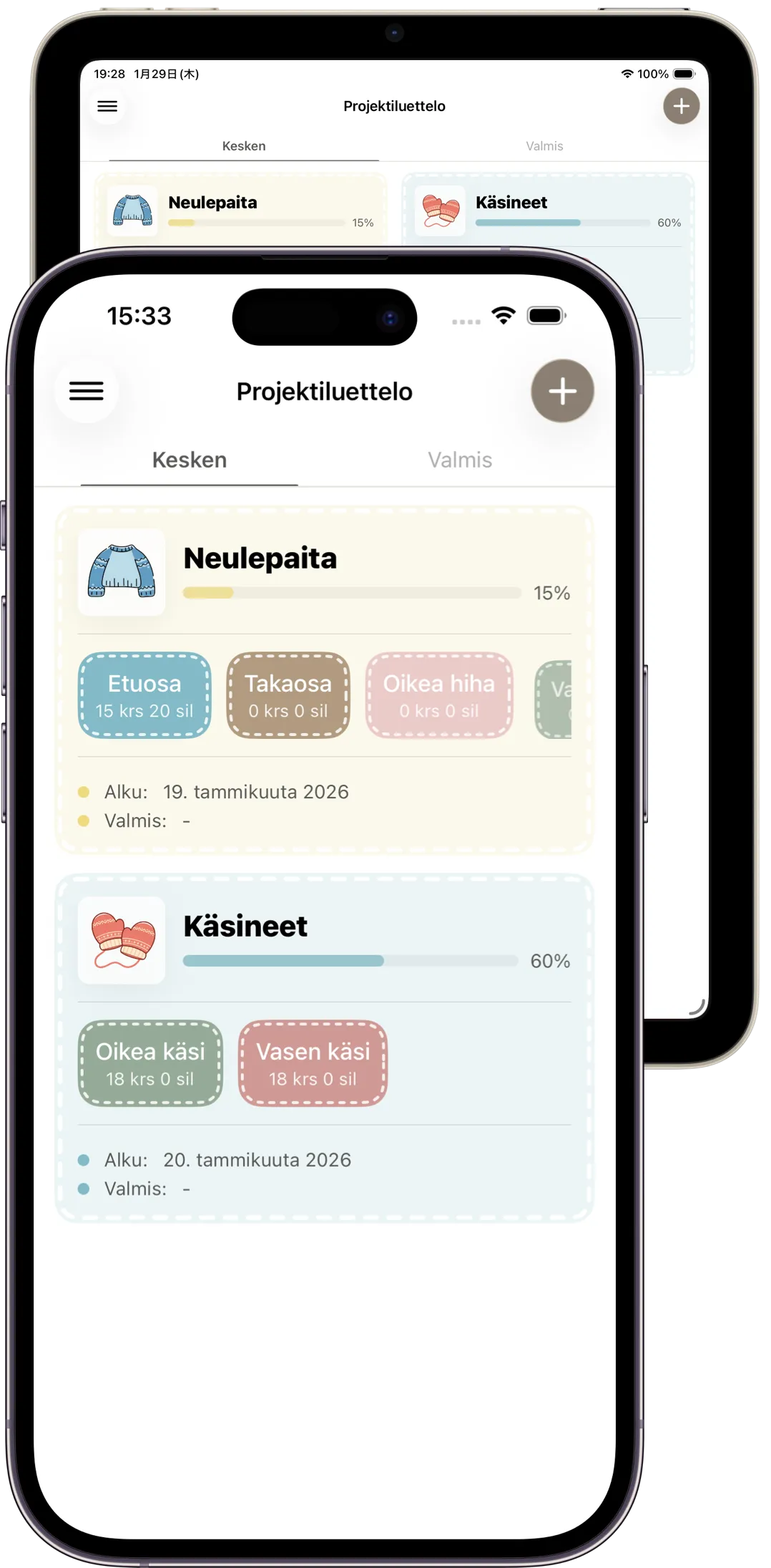 Sovelluksen kuvakaappaus