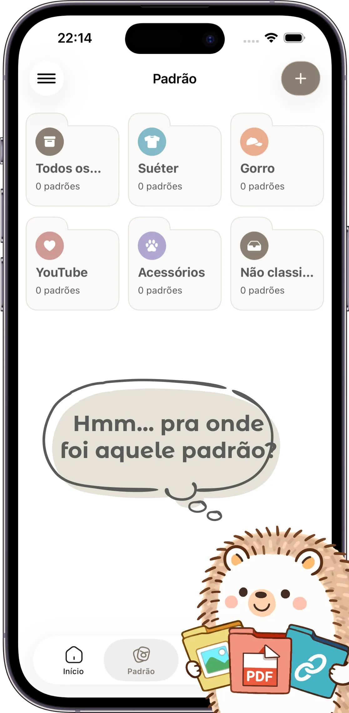 Captura de tela do app